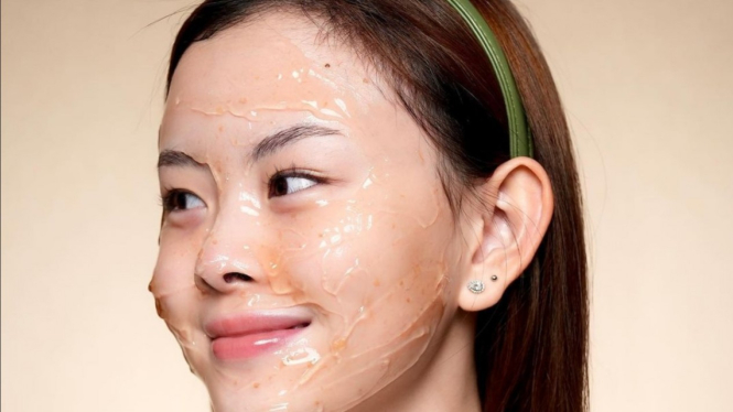 Ilustrasi masker jelly. 