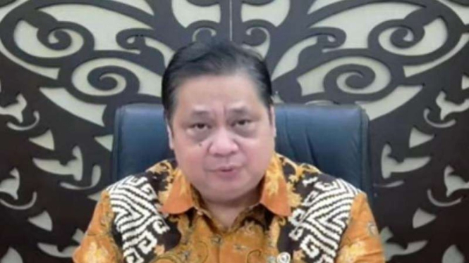 Menko Perekonomian Airlangga Hartarto.