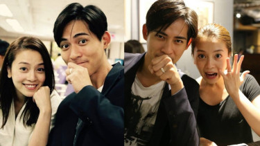 Eks member boyband F4 Taiwan, Vic Chou beserta sang istri, Reen Yu
