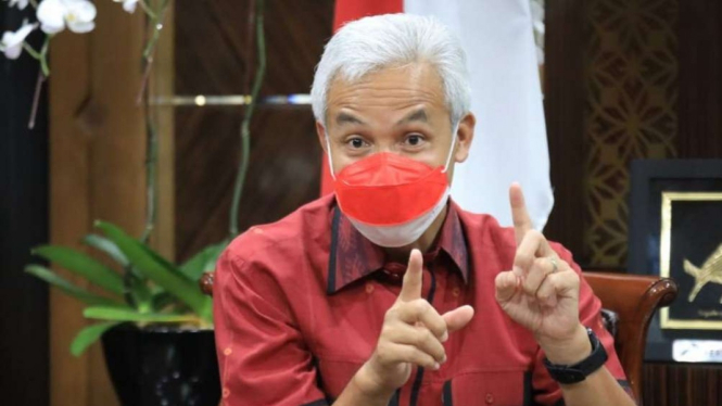Gubernur Jawa Tengah Ganjar Pranowo.