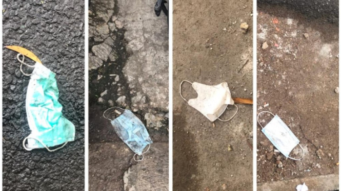 Masker Bekas Berpotensi Penyebar Bibit Penyakit
