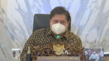 Menko Perekonomian Airlangga Hartarto.