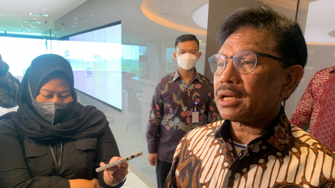 Menkominfo Johnny G Plate.