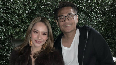 Bunga Citra Lestari bersama manajernya, Mohammad Ikhsan Doddyansyah