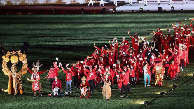 Menpora RI Zainudin Amali sampaikan terima kasih kepada Presiden Jokowi dan seluruh Kontingen Indonesia atas suksesnya Asean Para Games Solo 2022.