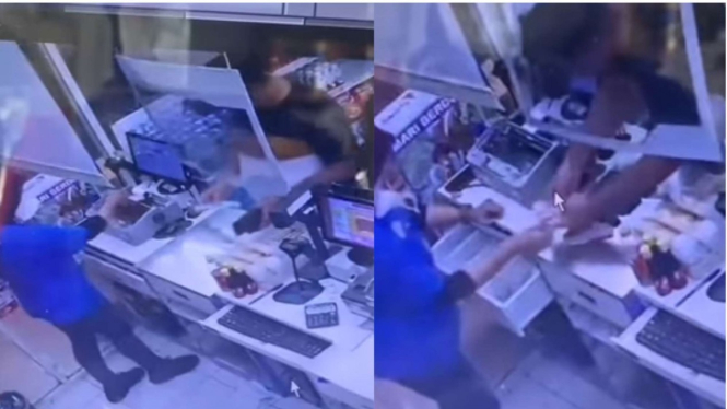 Kasir minimarket kena gendam