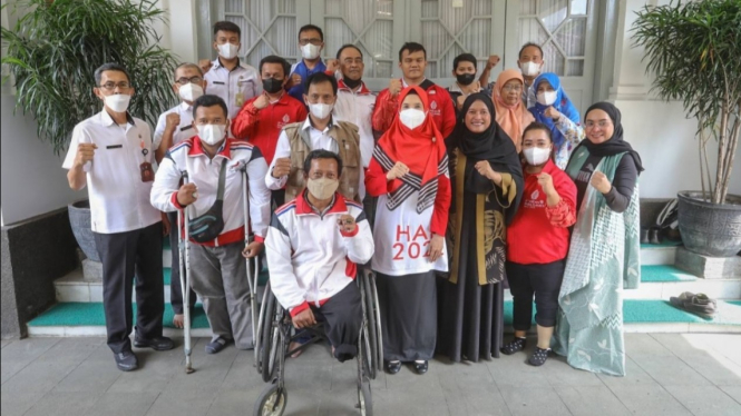 Atlet Kota Bandung peraih medali ASEAN Para Games 2022. 