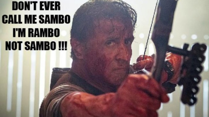 Beredar Meme Rambo Bukan Ferdy Sambo  