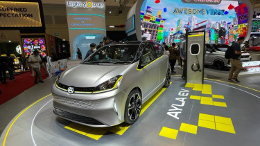 Daihatsu Ayla EV dipamerkan di GIIAS 2022