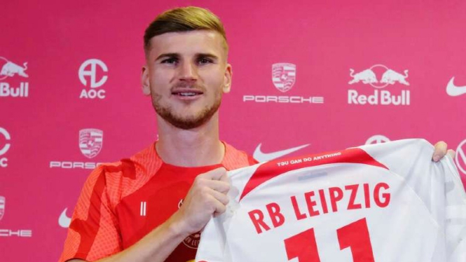 Pemain RB Leipzig, Timo Werner.