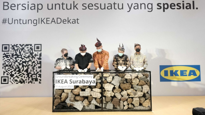 Groundbreaking IKEA Surabaya.