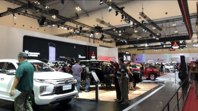 Booth Mitsubishi di GIIAS 2022