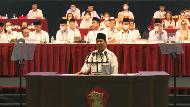Ketua Umum Partai Gerindra Prabowo Subianto