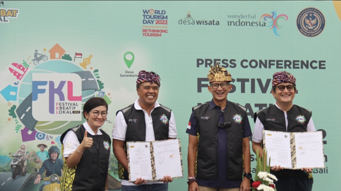Peresmian 5 Desa Wisata Ramah Berkendara