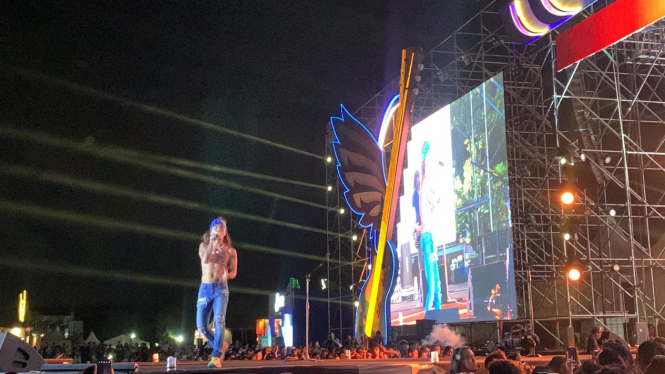 Penampilan Slank di Prost Fest 2022.