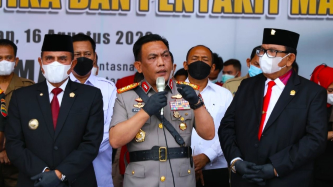 Kapolda Sumut, Irjen Pol RZ Panca Putra Simanjuntak.