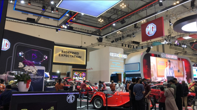 Booth MG di GIIAS 2022