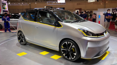 Daihatsu Ayla EV dipamerkan di GIIAS 2022