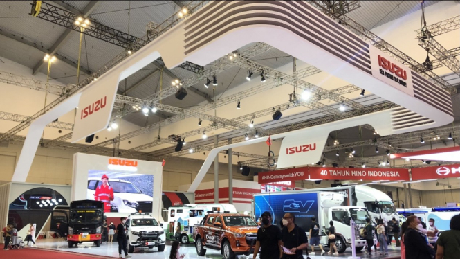 Booth Isuzu di GIIAS 2022
