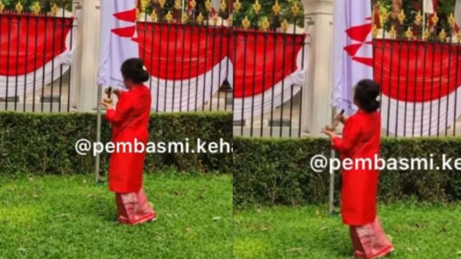 Rara pawang hujan di Istana Negara