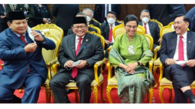 Sri Mulyani, Prabowo Subianto, Pramono Anung dan Luhut