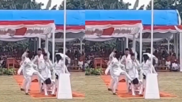 Viral Paskibraka Malah Joget TikTok di Lapangan Upacara 