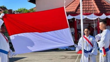 Para misionaris Indonesia tergabung dalam Missionaries of the Poor jadi paskibra
