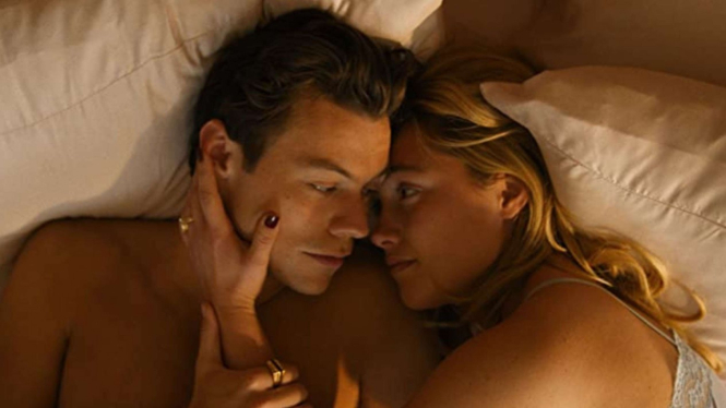 Harry Styles dan Florence Pugh dalam film Dont Worry Darling
