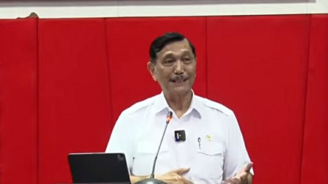 Menteri Koordinator Bidang Kemaritiman dan Investasi Luhut Binsar Pandjaitan.