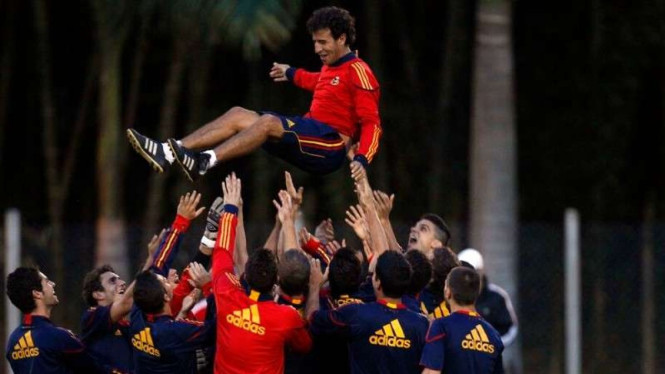 Luis Milla saat menangani Timnas Spanyol U-20