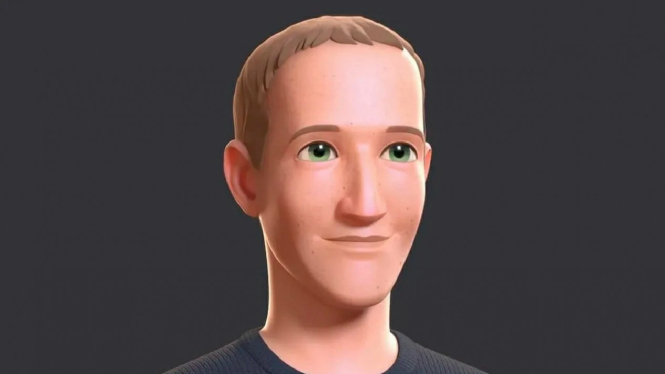 Avatar Pendiri Meta Mark Zuckerberg.