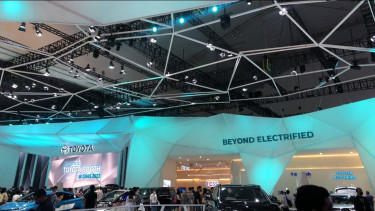 Booth Toyota di GIIAS 2022