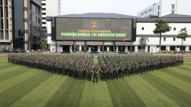 VIVA Militer: Ratusan Perwira Remaja TNI AD dilantik di Mabesad 