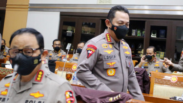 Kapolri Jenderal Listyo Sigit Prabowo RDP dengan Komisi III
