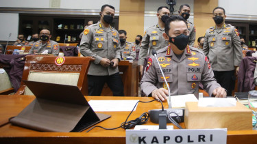 Kapolri Jenderal Sigit Sulistyo RDP dengan Komisi III