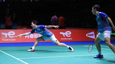 Kevin Sanjaya Sukamuljo/Marcus Fernaldi Gideon di Kejuaraan Dunia 2022