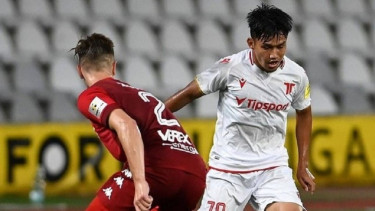 Witan Sulaeman cetak gol untuk AS Trencin