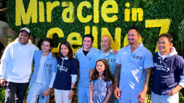Andmesh Kamaleng dan para cast-sutradara Miracle in Cell No 7