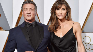Sylvester Stallon dan istrinya, Jennifer Flavin