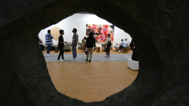 Pekan seni rupa ArtJakarta.