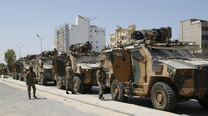 Militer Libya dikerahkan usai bentrokan di ibu kota Tripoli, (ilustrasi)