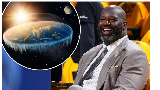 Shaquille O'Neal masih percaya bumi datar