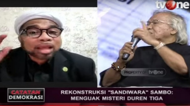 Debat Ali Ngabalin dengan Panda Nababan di Catatan Demokrasi tvOne.