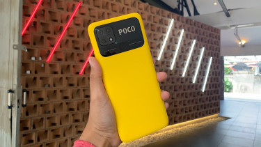 Poco C40 varian warna Poco Yellow.