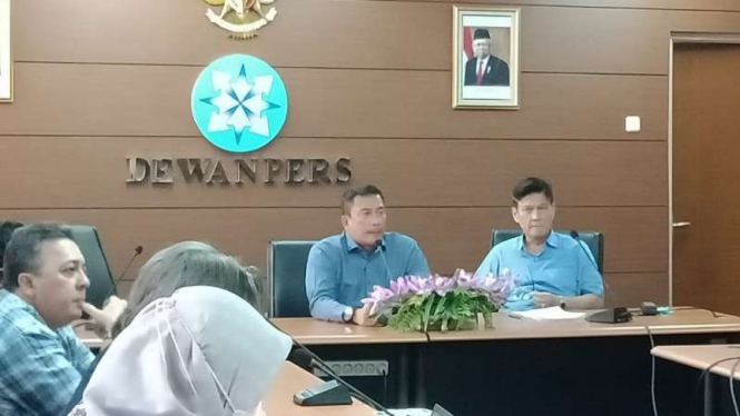 Suasana pengaduan di dewan pers (Ilustrasi)