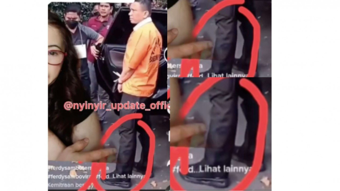 Gambar rajah di celana Ferdy Sambo