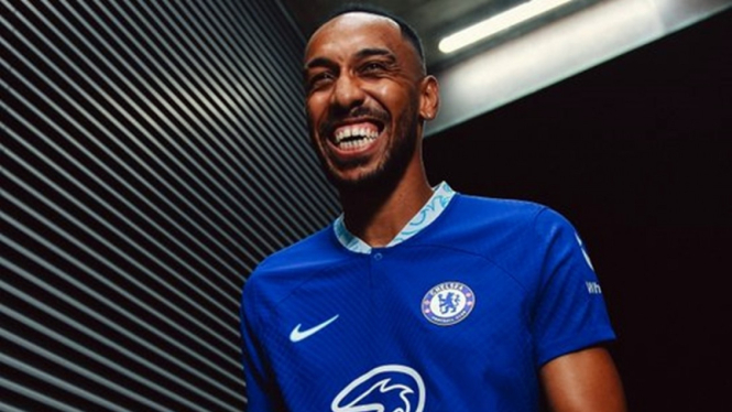 Pierre-Emerick Aubameyang diperkenalkan Chelsea