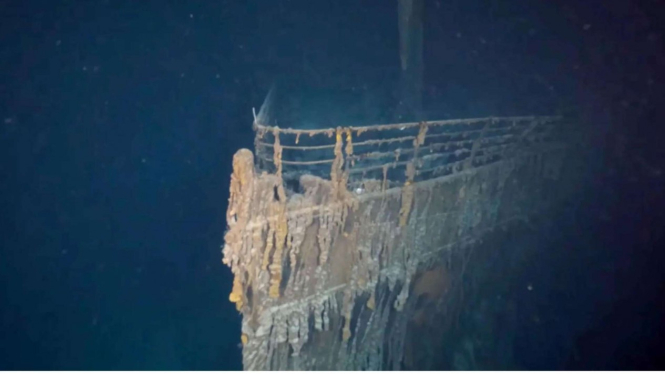Penampakan terbaru kapal Titanic.