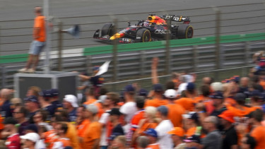 Pembalap Red Bull, Max Verstappen di F1 GP Belanda 2022