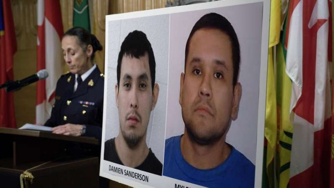 Polisi merilis dua pelaku penusukan di di Saskatchewan, Kanada